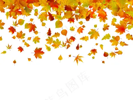 秋叶的背景。 秋叶的背景。