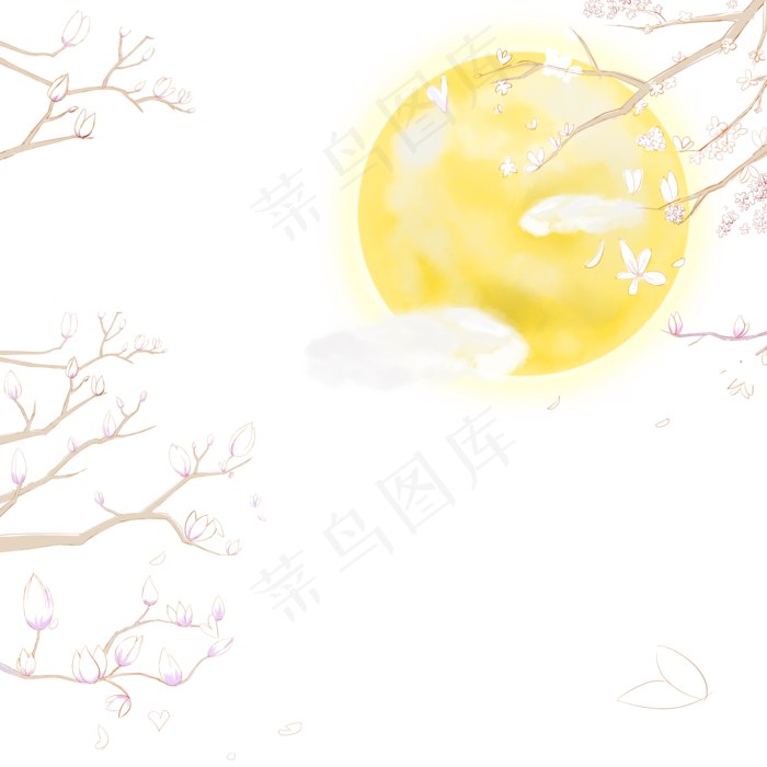 中秋节赏月(2000X2000(DPI:72))psd模版下载