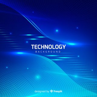 蓝色抽象技术背景