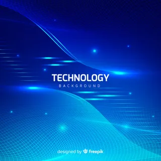 蓝色抽象技术背景