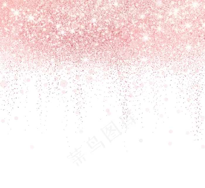 粉色闪闪发光的金粉星光效果边框(2500X2500(DPI:300))psd模版下载