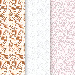 粉彩线条无缝图案模板