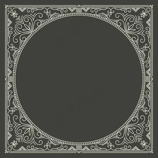 花与几何花标框架