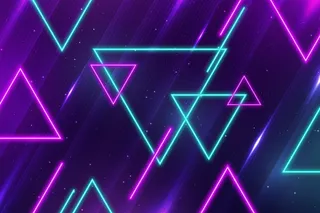 真实霓虹灯背景