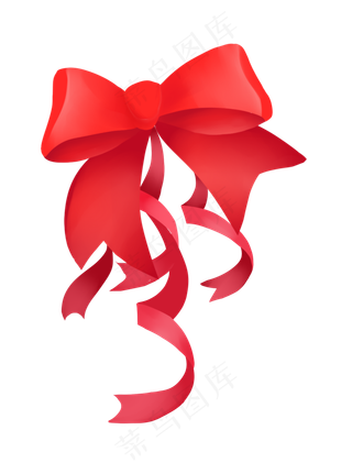 七夕情人节爱情彩带装饰免抠png