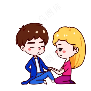 情人节情侣可爱温馨