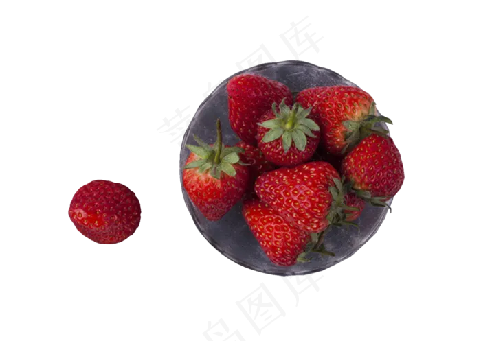 香甜可口美味多汁的草莓(2000X1421(DPI:72))psd模版下载