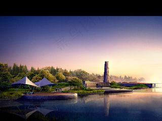 园林建筑效果图