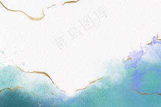 金箔水彩壁纸