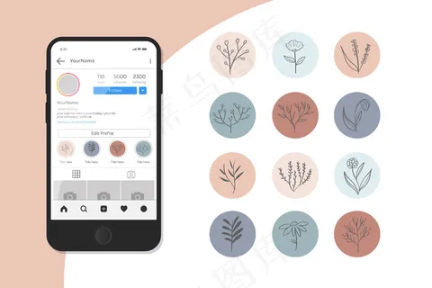 Instagram手绘花卉故事亮点