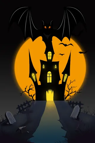 蝙蝠城堡迪吧鬼节化妆舞会狂欢节