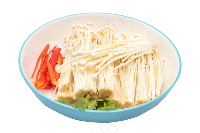 美味蔬菜金针菇(3000*2000px 300 dpi )