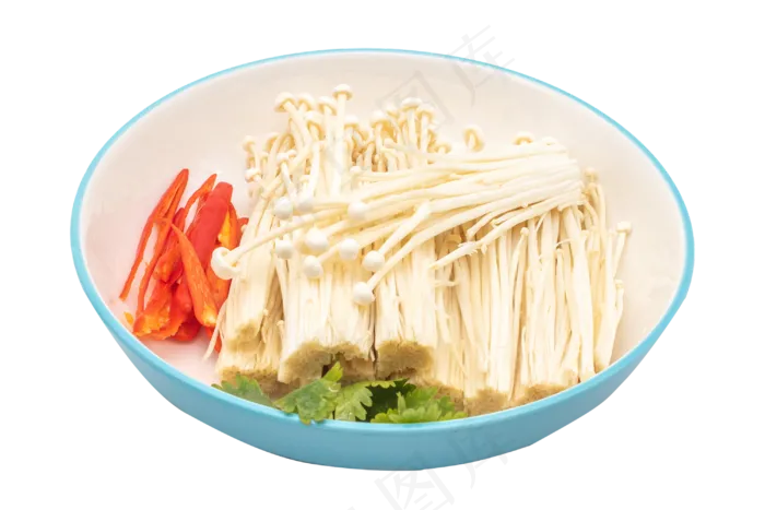 美味蔬菜金针菇(3000*2000px 300 dpi )