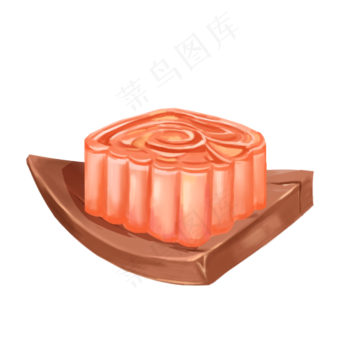一块新式月饼(3000X3000(DPI:300))psd模版下载
