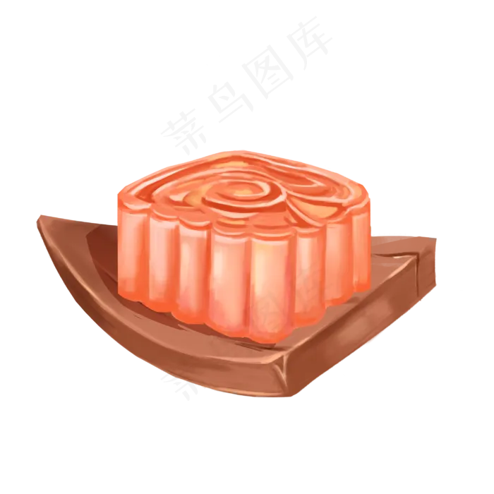 一块新式月饼(3000X3000(DPI:300))psd模版下载