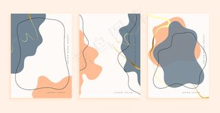 用于墙面装饰的抽象手绘艺术造型