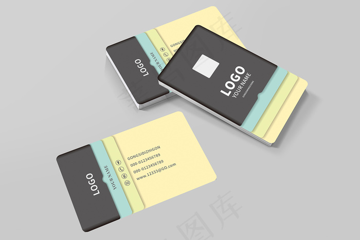 时尚大气创意名片设计