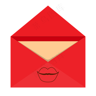 七夕情人节手绘矢量告白情书