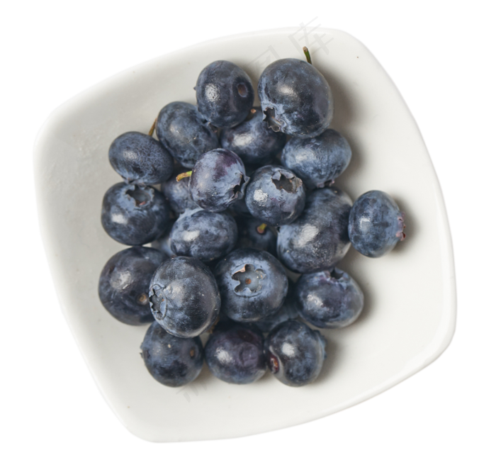 一盘蓝莓