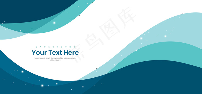 蓝色现代抽象背景