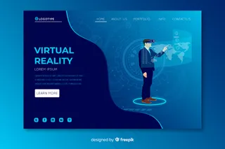 虚拟现实登录页