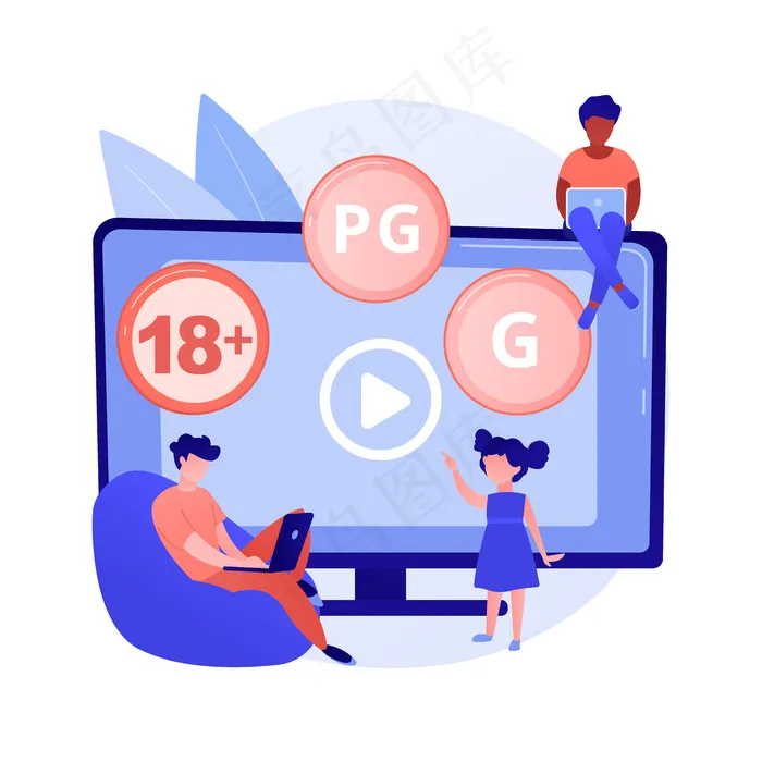 内容分级抽象概念说明eps,ai矢量模版下载