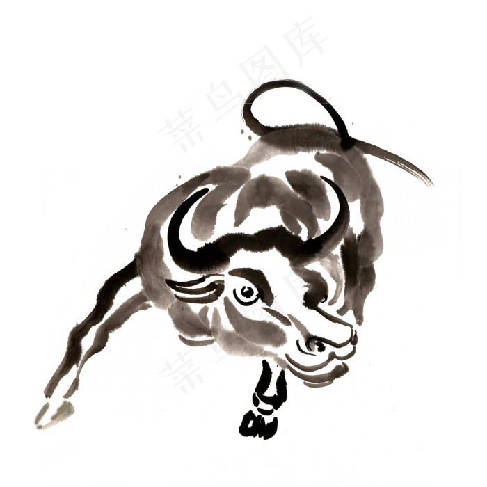炯炯有神的牛(4724X4724(DPI:300))psd模版下载