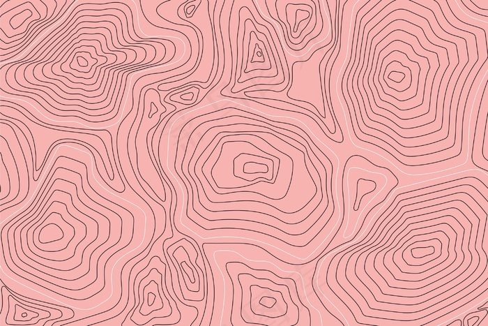 地形图等高线粉色调eps,ai矢量模版下载
