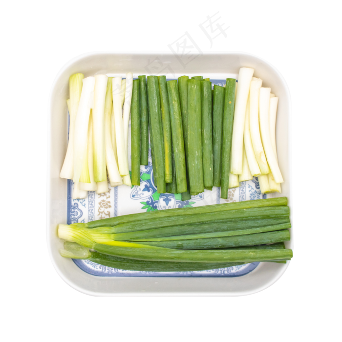 切开蔬菜大葱