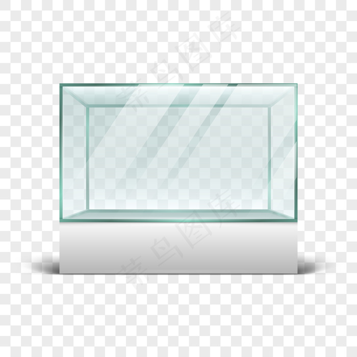 展览用空玻璃结构