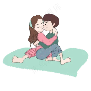 情人节七夕简洁虐狗PNG图