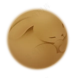 月亮免扣png