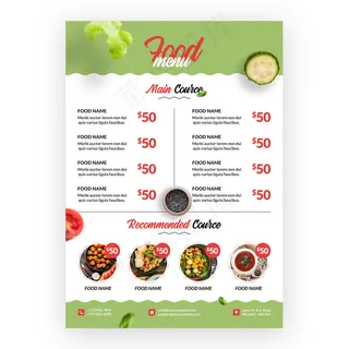 健康和生物食品菜单