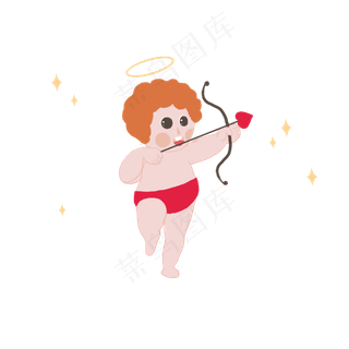 七夕情人节爱情神丘比特商用节日