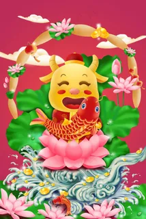 2021年金牛贺岁牛运连连 2021年金牛贺岁牛运连连