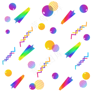 流体渐变电商装饰