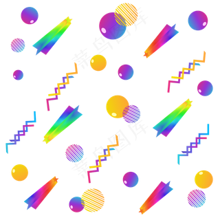 流体渐变电商装饰