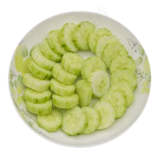 黄瓜片绿色蔬菜 黄瓜片绿色蔬菜
