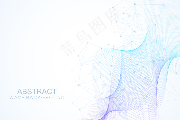 抽象波浪背景