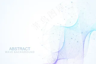 抽象波浪背景
