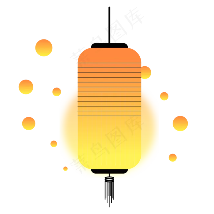 中秋灯笼(2000*2000px 300 dpi )ai矢量模版下载