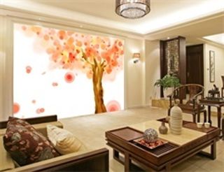 电视墙背景画效果图片