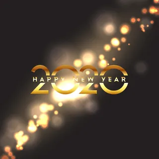 (bokeh)散景灯设计新年快乐