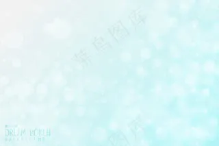 抽象渐变蓝天(bokeh)散景设计梦幻天空艺术背景。