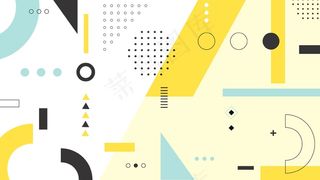 几何图形背景设计