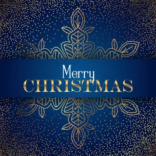 装饰性圣诞雪花背景