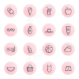 Instagram图标故事凸显概念