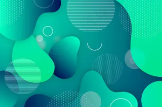 绿色渐变抽象背景