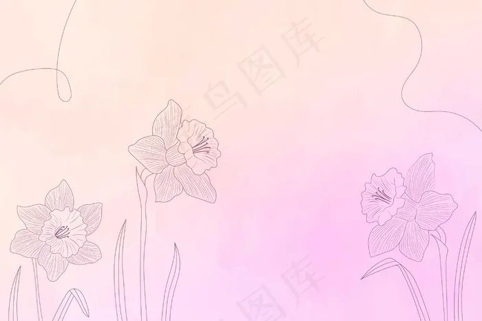 水彩背景与手绘元素eps,ai矢量模版下载