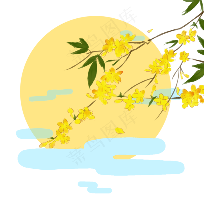 中秋节月圆(2000X2000(DPI:300))psd模版下载